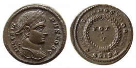 ROMAN EMPIRE. Crispus, as Caesar, 317-326 . Æ Nummus.