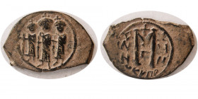 BYZANTINE EMPIRE. Heraclius and family, 610-641 AD. Æ Follis.