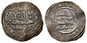Caliphate of Cordoba. Hisham II. Dirham. 379 H. Madinat Fas (Fez). (Vives-603). Ag. 3,21 g. Citing `Amir in IIA. Rare. Choice F. Est...120,00. 

Spa...