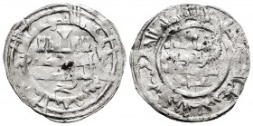 Caliphate of Cordoba. Hisham II. Dirham. 385 H. Al-Andalus. (Vives-520). Ag. 3,09 g. Citing `Amir in IIA. Almost VF/Choice F. Est...40,00. 

Spanish...