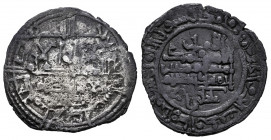 Kingdom of Taifas. Muhammad Ibn Idris, Al-Mahdi (Hammudids). Dirham. 441 H. Al-Andalus. Taifa of Malaga. (Vives-861). (Prieto-104b). Ve. 2,70 g. Choic...