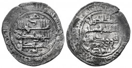 Kingdom of Taifas. Imad al-Dawla Ahmad I Ibn Sulayman, Al-Muqtadir. Dirham. 473 H. Saraqusta (Zaragoza). Taifa of Zaragoza. (Vives-1211). Ve. 5,80 g. ...