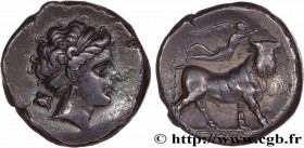 CAMPANIA - NEAPOLIS
Type : Nomos ou didrachme 
Date : c. 326/317 - 290 AC. 
Mint name / Town : Naples, Campanie 
Metal : silver 
Diameter : 20  mm
Ori...