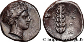 LUCANIA - METAPONTUM
Type : Nomos ou didrachme 
Date : c. 400-350 AC. 
Mint name / Town : Métaponte, classe A 
Metal : silver 
Diameter : 21,5  mm
Ori...