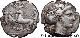 SICILY - SYRACUSE
Type : Tétradrachme 
Date : c. 405-395 AC. 
Mint name / Town : Sicile, Syracuse 
Metal : silver 
Diameter : 25  mm
Orientation dies ...