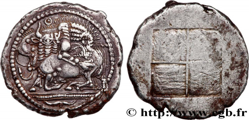 MACEDONIA - AKANTHOS
Type : Tétradrachme 
Date : c. 470-430 AC. 
Mint name / Tow...