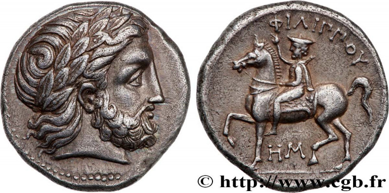 MACEDONIA - MACEDONIAN KINGDOM - PHILIP II
Type : Tétradrachme 
Date : c. 355-34...