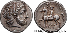 MACEDONIA - MACEDONIAN KINGDOM - PHILIP II
Type : Tétradrachme 
Date : c. 355-349/8 AC. 
Mint name / Town : Macédoine, Pella 
Metal : silver 
Diameter...