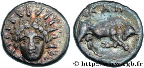 ARCADIA - KLEITOR
Type : Triobole 
Date : c. 330-260 AC. 
Mint name / Town : Arcadie, Kleitor 
Metal : silver 
Diameter : 13,5  mm
Orientation dies : ...