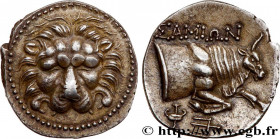 IONIA - IONIAN ISLANDS - SAMOS
Type : Octobole 
Date : c. 270-240 AC. 
Mint name / Town : Samos, Ionie 
Metal : silver 
Diameter : 20  mm
Orientation ...