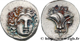 CARIA - CARIAN ISLANDS - PERAIA OF RHODES
Type : Drachme 
Date : c. 168 AC. 
Mint name / Town : Pérée de Rhodes, Carie ou Macédoine 
Metal : silver 
D...
