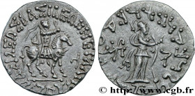 SCYTHIA - INDO-SCYTHIAN KINGDOM - AZES
Type : Tétradrachme bilingue 
Date : c. 55-35 AC 
Metal : silver 
Diameter : 24,5  mm
Orientation dies : 11  h....
