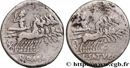 APPULEIA
Type : Denier 
Date : 104 AC. 
Mint name / Town : Rome 
Metal : silver 
Millesimal fineness : 950  ‰
Diameter : 19,5  mm
Orientation dies : 6...