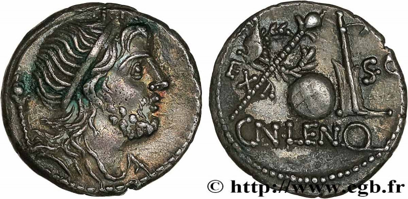 CORNELIA
Type : Denier 
Date : c. 76-75 AC. 
Mint name / Town : Espagne 
Metal :...