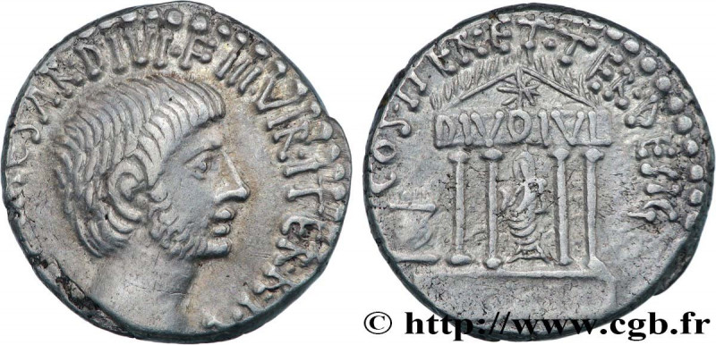 OCTAVIAN
Type : Denier 
Date : printemps - été  
Date : c. 36 AC. 
Mint name / T...