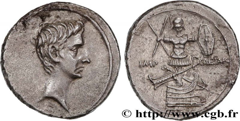 OCTAVIAN
Type : Denier 
Date : 30-29 AC. 
Mint name / Town : Rome ou Italie 
Met...