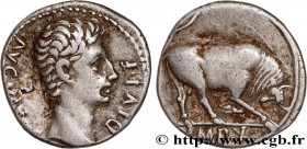 AUGUSTUS
Type : Denier 
Date : 15 AC. 
Mint name / Town : Lyon  
Metal : silver 
Millesimal fineness : 950  ‰
Diameter : 17,5  mm
Orientation dies : 6...