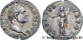 VESPASIAN
Type : Denier 
Date : janvier - juin 
Mint name / Town : Rome 
Metal : silver 
Millesimal fineness : 900  ‰
Diameter : 18  mm
Orientation di...