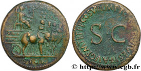 TITUS
Type : Sesterce 
Date : 80 
Mint name / Town : Rome 
Metal : copper 
Diameter : 33,5  mm
Orientation dies : 6  h.
Weight : 21,74  g.
Rarity : R3...