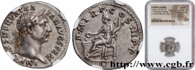 TRAJANUS
Type : Denier 
Date : 100 
Mint name / Town : Rome 
Metal : silver 
Millesimal fineness : 900  ‰
Diameter : 18  mm
Orientation dies : 7  h.
W...
