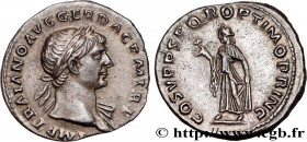 TRAJANUS
Type : Denier 
Date : 108 
Mint name / Town : Rome 
Metal : silver 
Millesimal fineness : 900  ‰
Diameter : 17,5  mm
Orientation dies : 7  h....