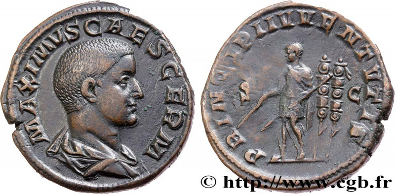 MAXIMUS CAESAR
Type : Sesterce 
Date : 237 
Mint name / Town : Rome 
Metal : cop...