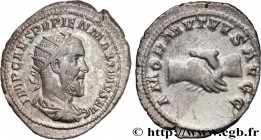 PUPIENUS
Type : Antoninien 
Date : 238 
Mint name / Town : Rome 
Metal : silver 
Millesimal fineness : 500  ‰
Diameter : 24  mm
Orientation dies : 5  ...