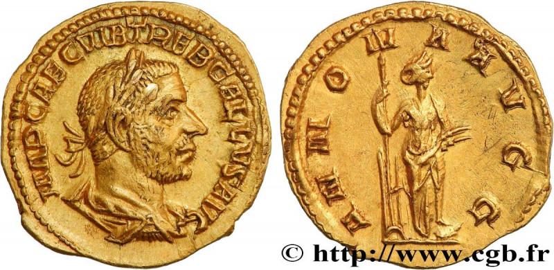 TREBONIANUS GALLUS
Type : Aureus 
Date : 251-253 
Mint name / Town : Rome 
Metal...