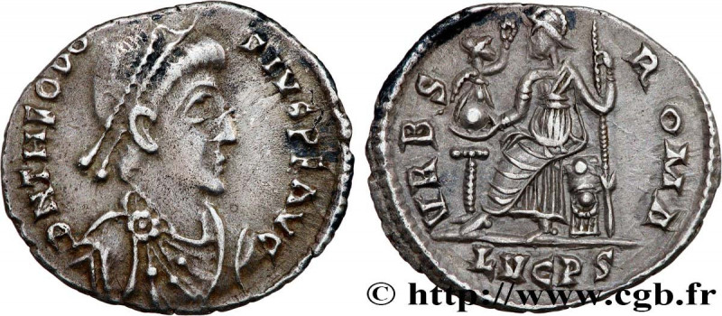 THEODOSIUS I
Type : Silique 
Date : 389-390 
Mint name / Town : Lyon 
Metal : si...