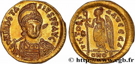 ANASTASIUS
Type : Solidus 
Date : 507-518 
Mint name / Town : Constantinople 
Metal : gold 
Millesimal fineness : 1000  ‰
Diameter : 20  mm
Orientatio...