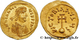 HERACLIUS
Type : Semissis 
Date : c. 610-613 
Mint name / Town : Constantinople 
Metal : gold 
Millesimal fineness : 1000  ‰
Diameter : 18,5  mm
Orien...