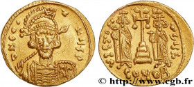 CONSTANTINE IV, HERACLIUS and TIBERIUS
Type : Solidus 
Date : 674-681 
Mint name / Town : Constantinople 
Metal : gold 
Millesimal fineness : 1000  ‰
...