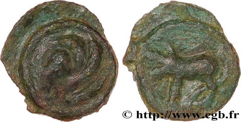 CENTER, UNSPECIFIED
Type : Potin à la tête chevelue et au loup 
Date : Ier siècl...