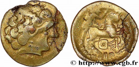 Undetermined Aera of Normandy
Type : Quart de statère à la Lyre 
Date : c. IIIe - IIe siècle AC. 
Mint name / Town : Évreux (27) 
Metal : gold 
Diamet...