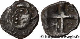 GALLIA - SOUTH WESTERN GAUL - PETROCORII (Area of Perigueux)
Type : Drachme "type de Belvès", S. 215 
Date : Ier siècle av. J.-C. 
Metal : silver 
Dia...