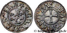 CHARLES II LE CHAUVE / THE BALD
Type : Denier 
Date : c. 864-875 
Date : n.d. 
Mint name / Town : Paris 
Metal : silver 
Diameter : 20  mm
Orientation...