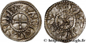 CARLOMAN II
Type : Denier 
Date : c. 879-884 
Mint name / Town : Limoges 
Metal : silver 
Diameter : 22,5  mm
Orientation dies : 3  h.
Weight : 1,57  ...