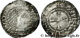 LOUIS VI D'OUTREMER / TRANSMARINUS
Type : Denier au portrait 
Date : (936-954) 
Date : n.d. 
Mint name / Town : Chinon 
Metal : silver 
Diameter : 20,...