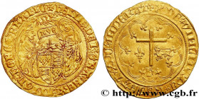 HENRY V OF LANCASTER
Type : Salut d'or 
Date : 30/10/1421 
Date : n.d. 
Mint name / Town : Rouen 
Metal : gold 
Millesimal fineness : 1000  ‰
Diameter...