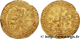 HENRY VI OF LANCASTER
Type : Salut d'or 
Date : 06/09/1423 
Date : n.d. 
Mint name / Town : Saint-Lô 
Metal : gold 
Millesimal fineness : 1000  ‰
Diam...