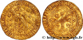 CHARLES VII LE BIEN SERVI / THE WELL-SERVED
Type : Royal d'or 
Date : 09/10/1429 
Date : n.d. 
Mint name / Town : Chinon 
Metal : gold 
Millesimal fin...