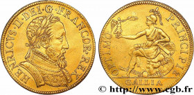 HENRY II
Type : Double henri d'or à la Gallia 
Date : 1554 
Date : n.d. 
Mint name / Town : Paris 
Metal : gold 
Millesimal fineness : 958  ‰
Diameter...