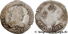 HENRY III
Type : Demi-franc au col gaufré 
Date : 1578 
Mint name / Town : Tours 
Metal : silver 
Millesimal fineness : 833  ‰
Diameter : 28,5  mm
Ori...