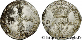 HENRY IV
Type : Quart d'écu, croix feuillue de face 
Date : 1599 
Mint name / Town : Bayonne 
Quantity minted : 134165 
Metal : silver 
Millesimal fin...