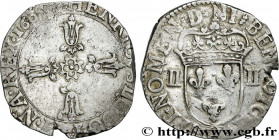 HENRY IV
Type : Quart d'écu, croix feuillue de face 
Date : 1605 
Mint name / Town : La Rochelle 
Quantity minted : 138565 
Metal : silver 
Millesimal...