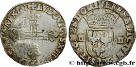 LOUIS XIII
Type : Quart d'écu, 1er type 
Date : 1613 
Mint name / Town : Bayonne 
Quantity minted : 97499 
Metal : silver 
Millesimal fineness : 917  ...