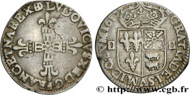 LOUIS XIII
Type : Quart d'écu de Béarn 
Date : 1616 
Mint name / Town : Pau 
Metal : silver 
Millesimal fineness : 917  ‰
Diameter : 29,5  mm
Orientat...