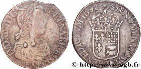 LOUIS XIV "THE SUN KING"
Type : Écu à la mèche longue de Béarn 
Date : 1658 
Mint name / Town : Morlaàs 
Metal : silver 
Millesimal fineness : 917  ‰
...