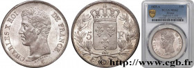 CHARLES X
Type : 5 francs Charles X, 1er type 
Date : 1825 
Mint name / Town : Paris 
Quantity minted : 2490303 
Metal : silver 
Millesimal fineness :...