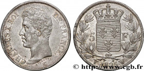 CHARLES X
Type : 5 francs Charles X, 1er type 
Date : 1825 
Mint name / Town : Lille 
Quantity minted : 1103207 
Metal : silver 
Millesimal fineness :...